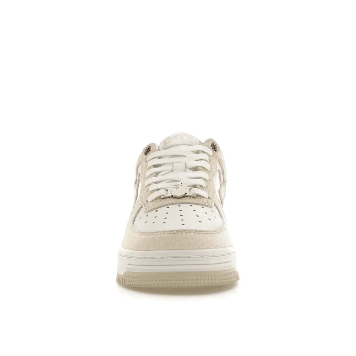 A Bathing Ape Bape Sta Beige Calf Hair Eva Midsole