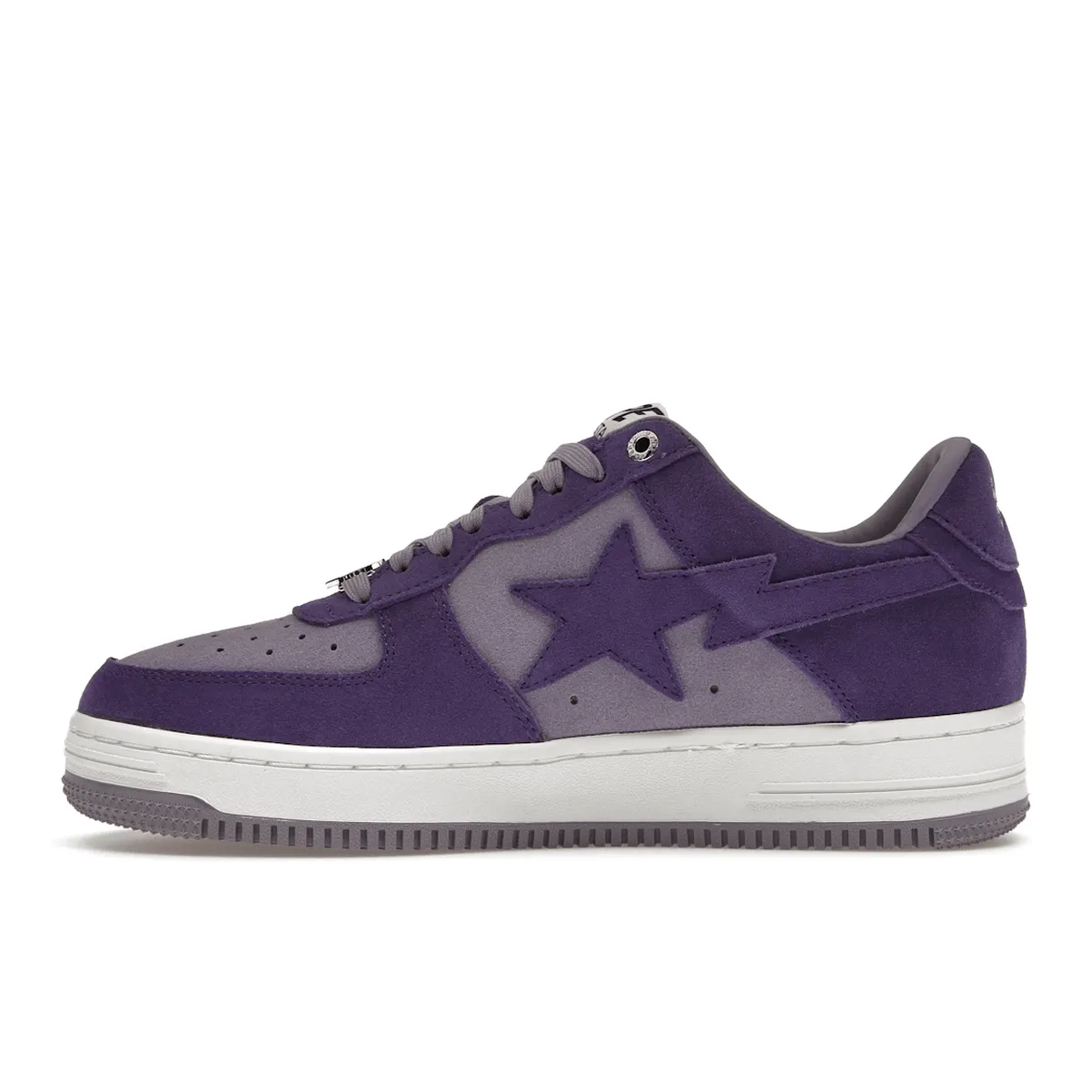 A Bathing Ape Bape Sta Suede Purple Comfort Outsole