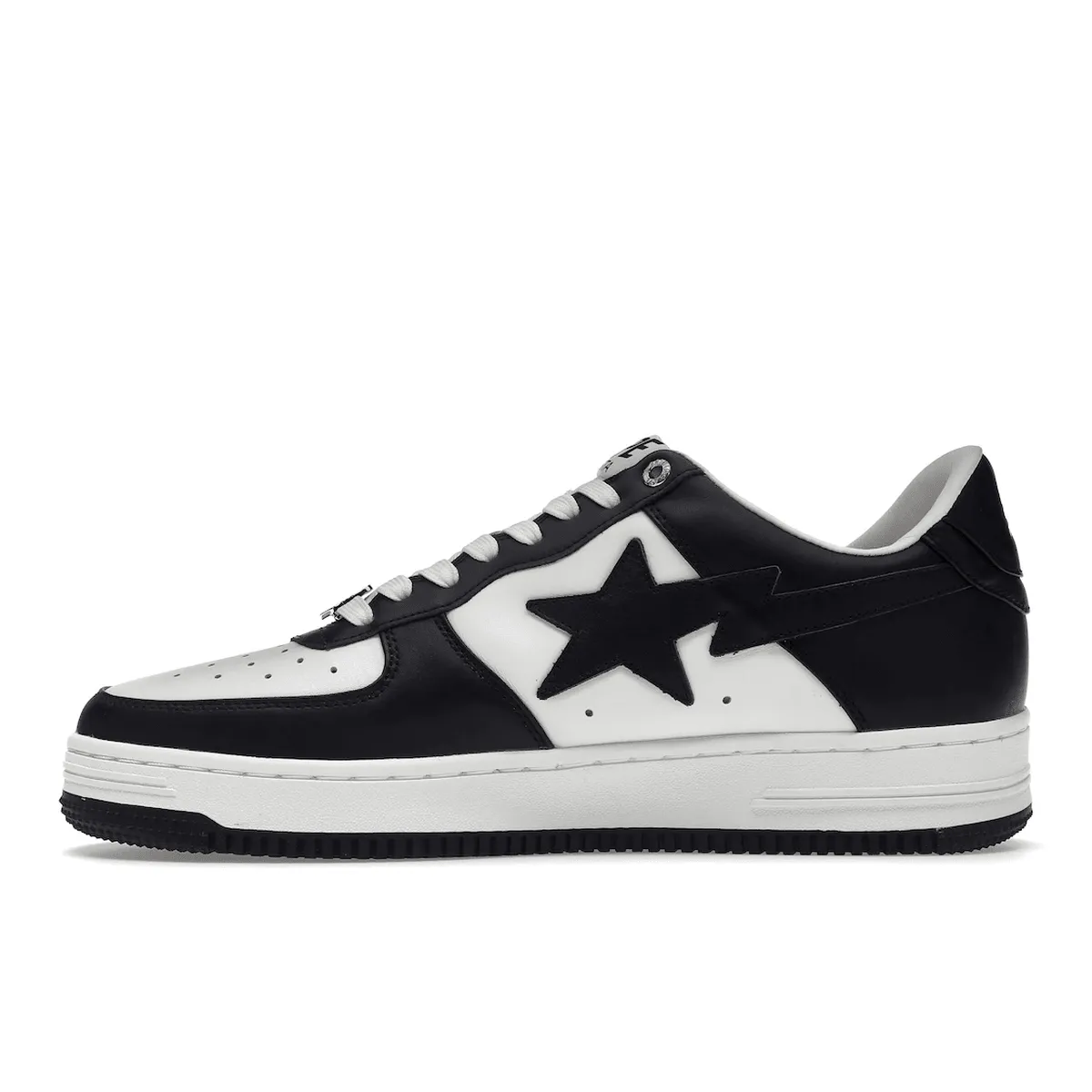 A Bathing Ape Bape Sta White Black Air-Circulate