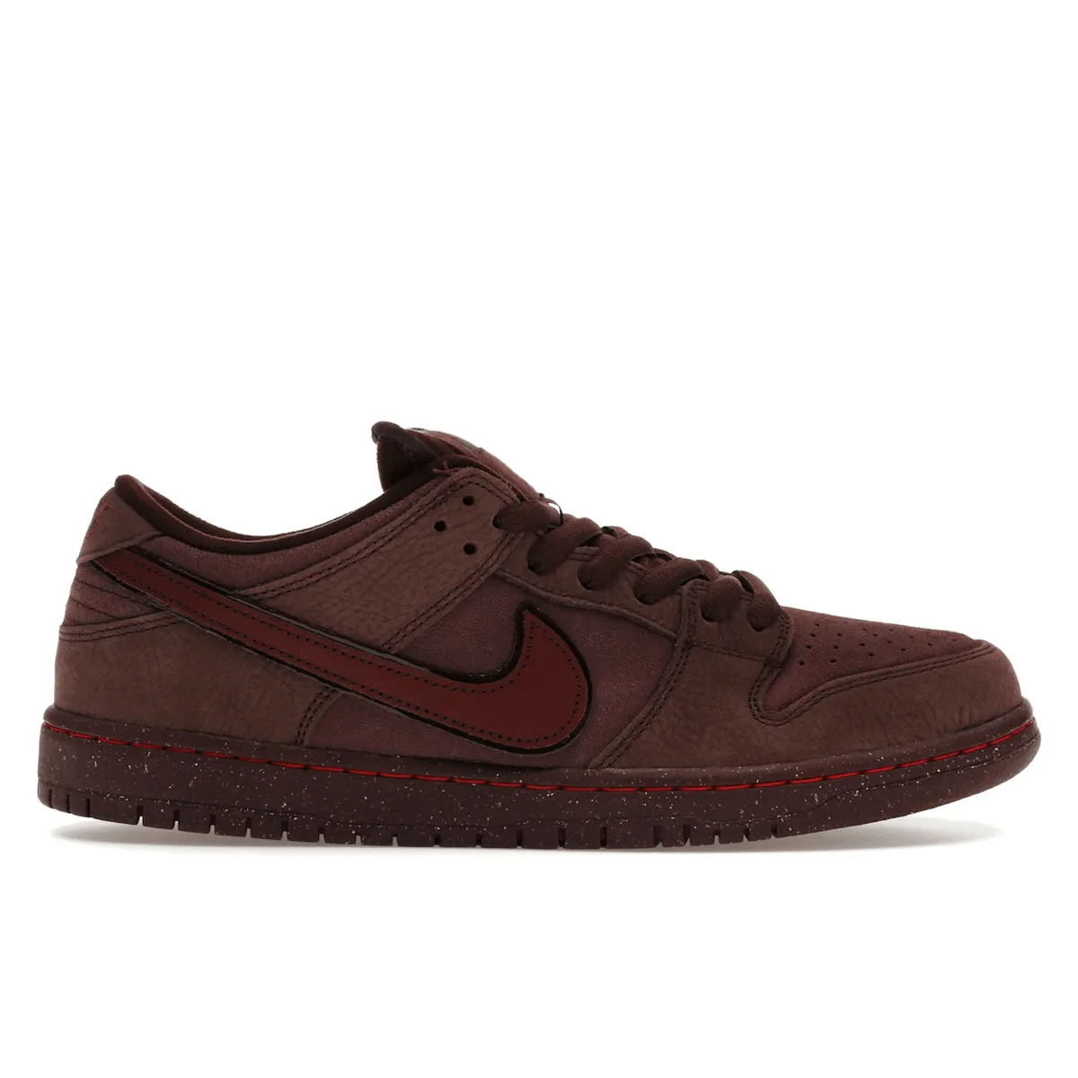Leap Hike Nike SB Dunk Low City Of Love Burgundy Crush