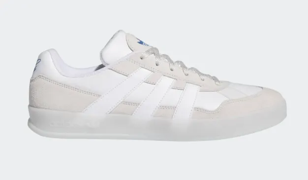 Adidas Aloha Super Shoe - Crystal White/Cloud White/Blue Bird Maximum Grip Padded Arch