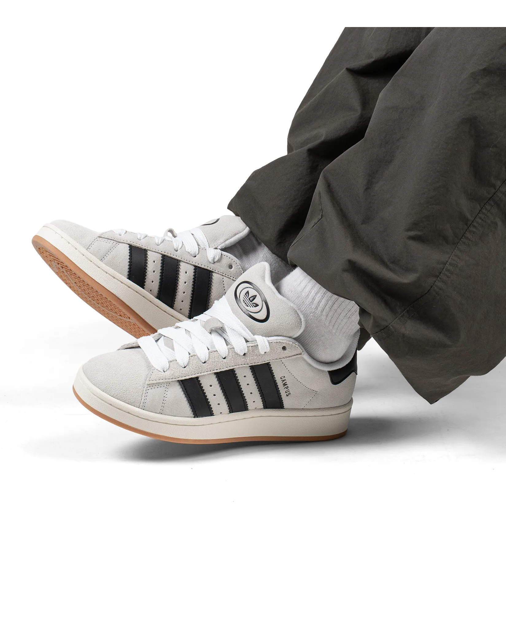 Adidas Campus 00s Crystal White Core Black Anti - skid
