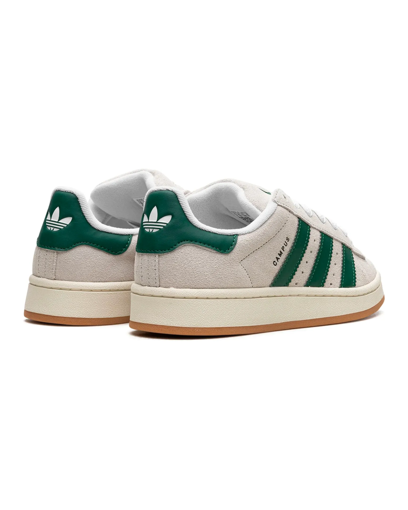 Adidas Campus 00s Crystal White Dark Green Flex Cushioning