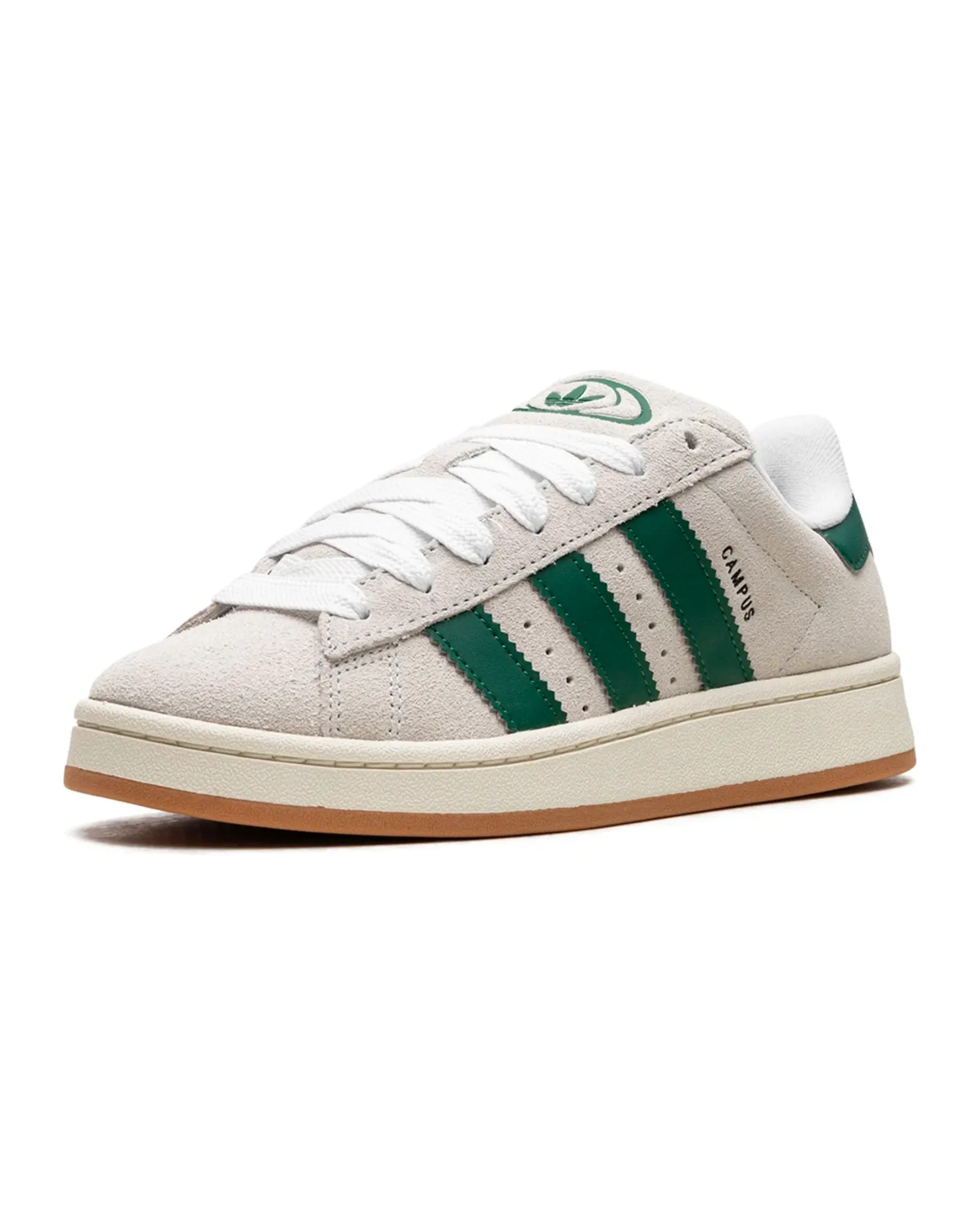 Adidas Campus 00s Crystal White Dark Green Flex Cushioning