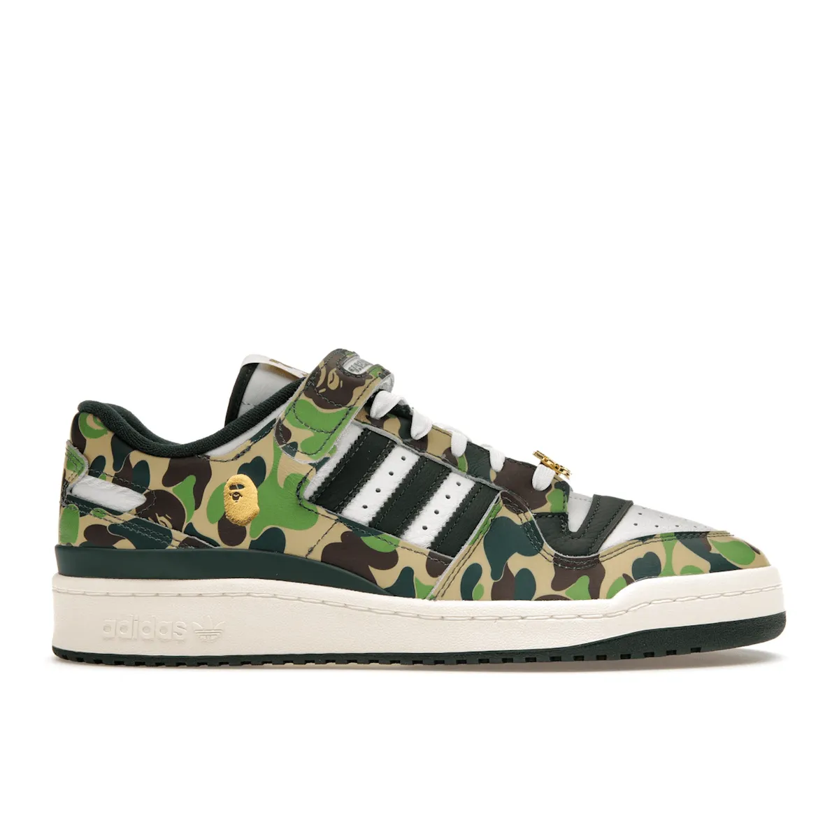 Adidas Forum 84 Low Bape 30th Anniversary Green Camo Gloss-Touch