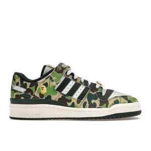 Scandi Clean Adidas Forum 84 Low Bape 30th Anniversary Green Camo