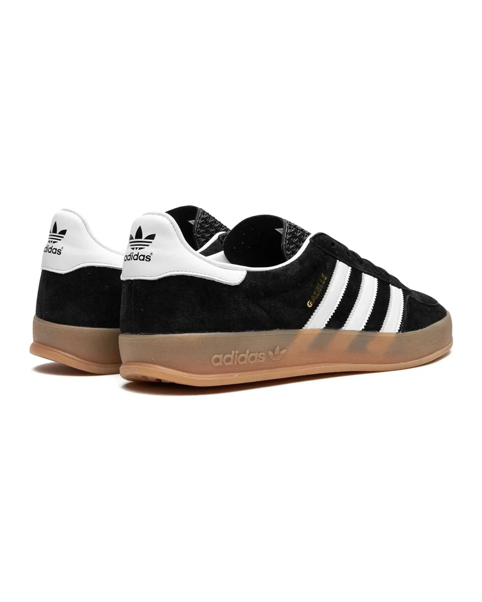 Adidas Gazelle Black White Gum Heel Stability