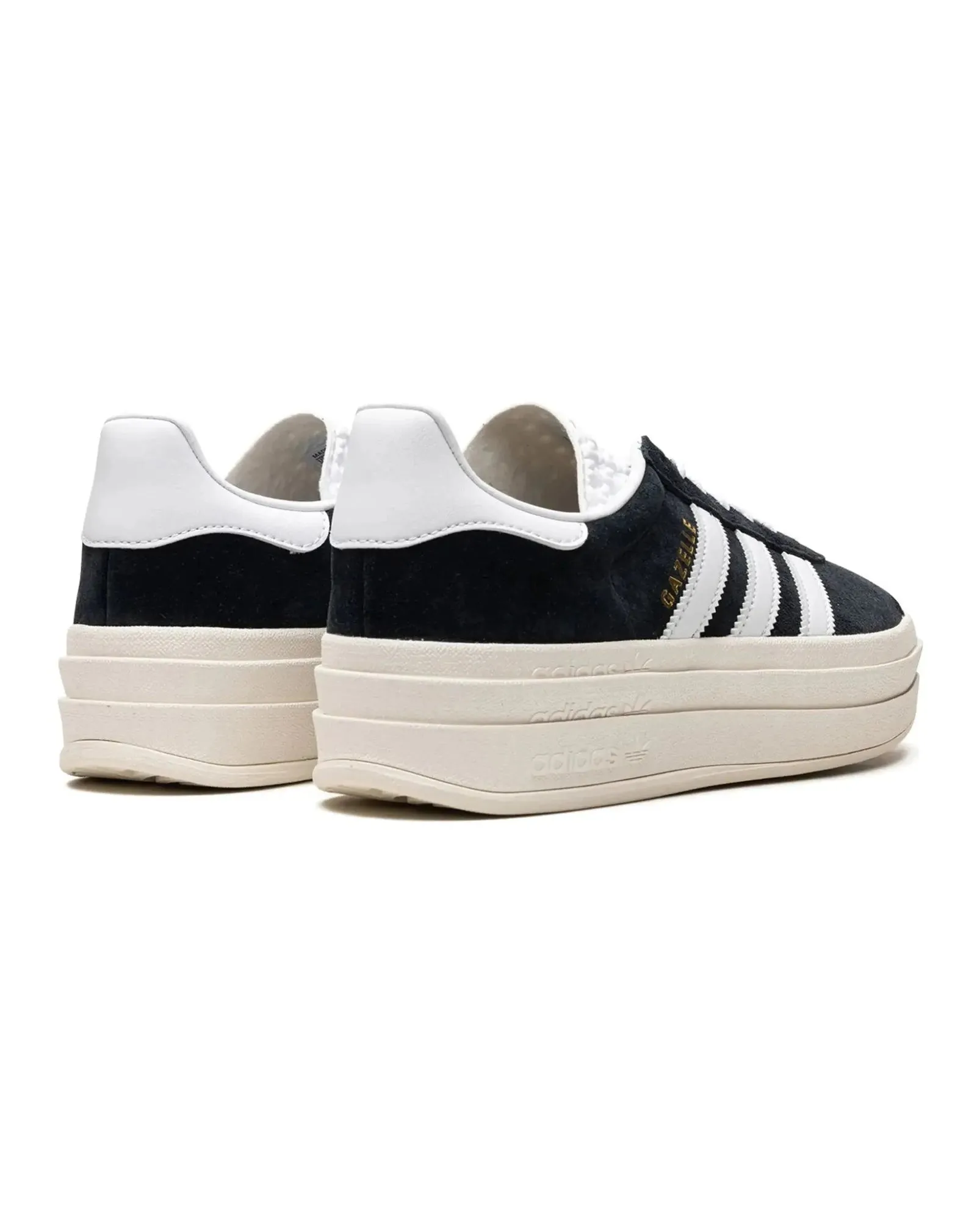 Adidas Gazelle Bold Core Black White Running Solid