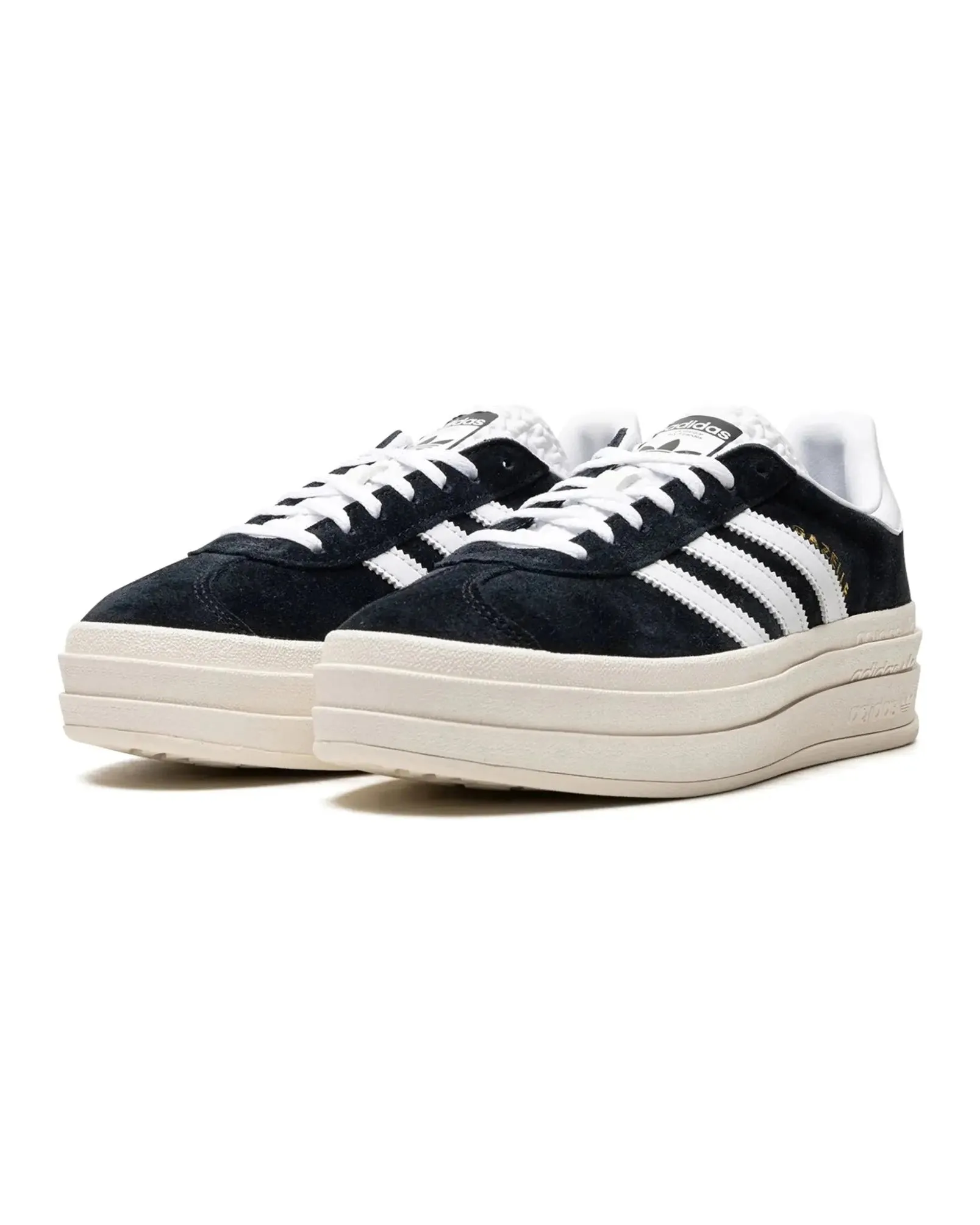 Adidas Gazelle Bold Core Black White Running Solid