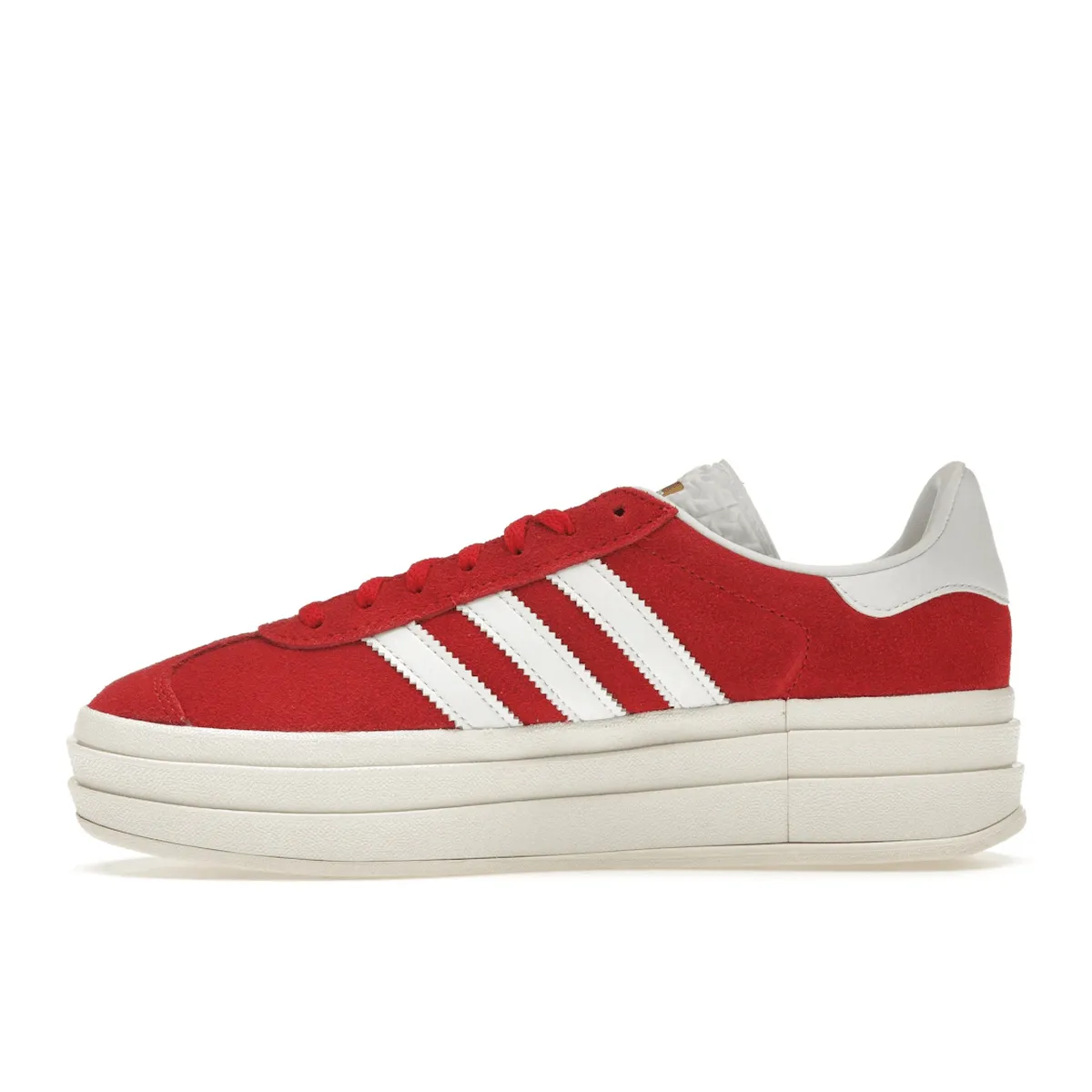 Adidas Gazelle Bold Red Cloud White Soft Walk Step