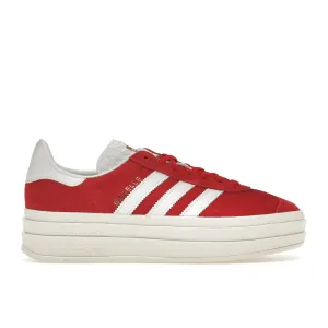Adidas Gazelle Bold Red Cloud White Flexible Support Galaxy Jog