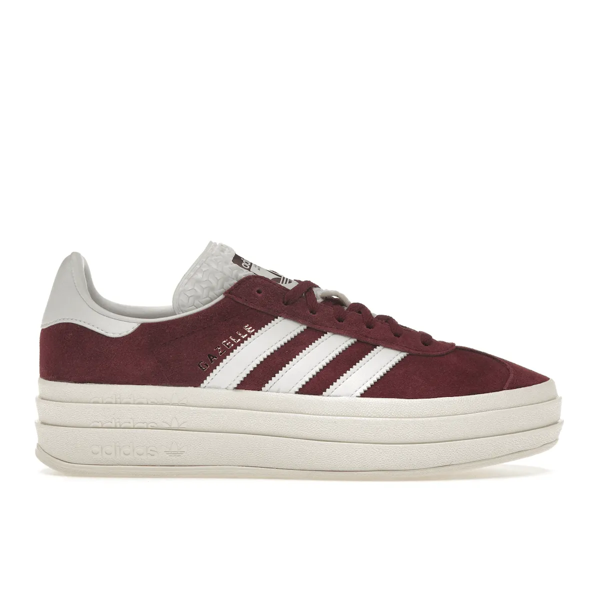 Light Walk Versatile Style Adidas Gazelle Bold Shadow Red