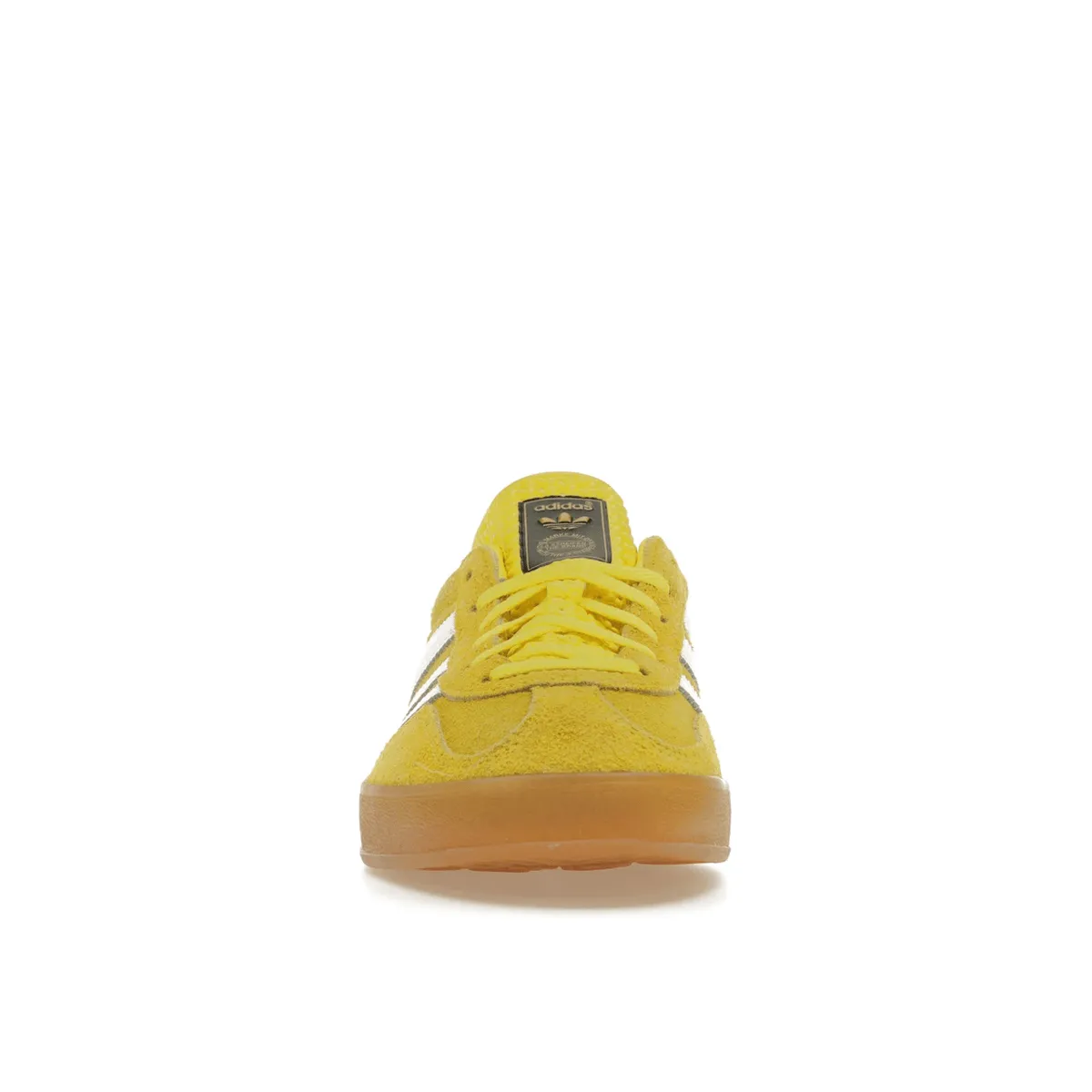 Adidas Gazelle Indoor Bright Yellow Collegiate Burgundy Casual Comfort