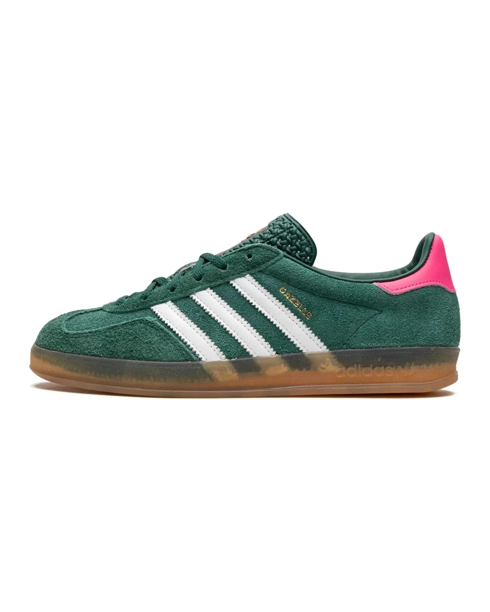 Adidas Gazelle Indoor Collegiate Green Lucid Pink maximalist