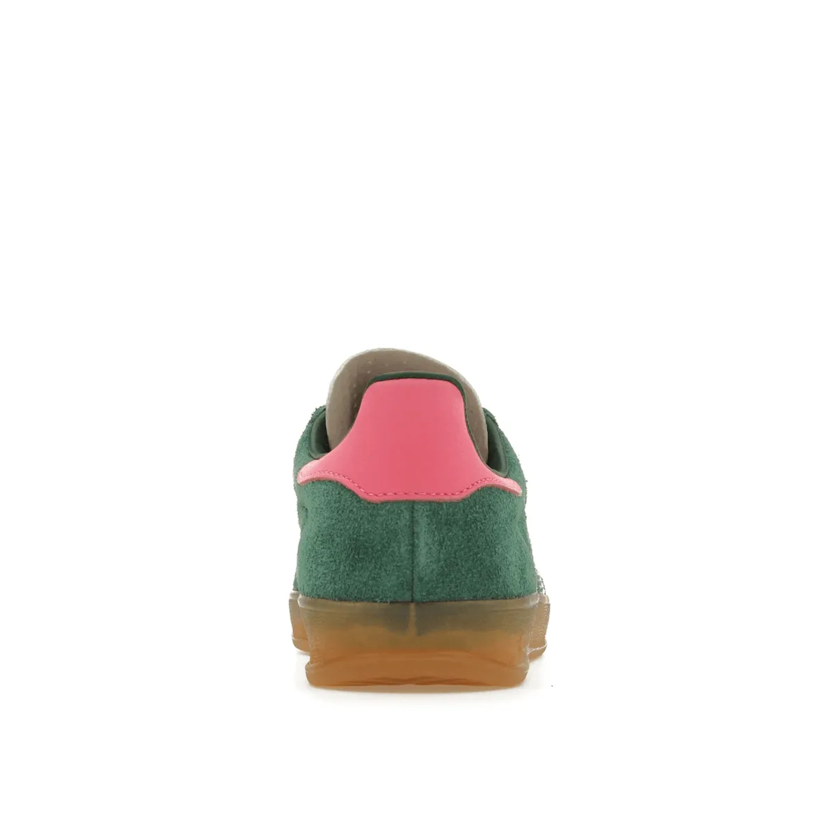 Adidas Gazelle Indoor Collegiate Green Lucid Pink Canvas Upper