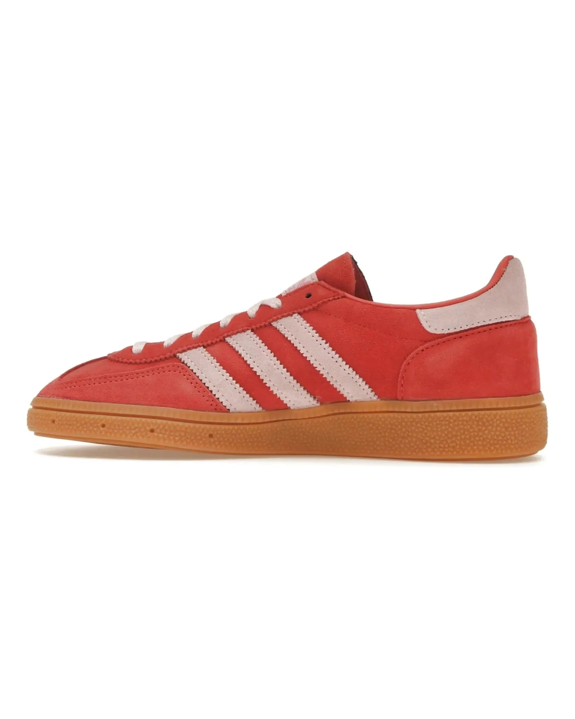 Adidas Handball Spezial Bright Red Clear Pink Sleek upper