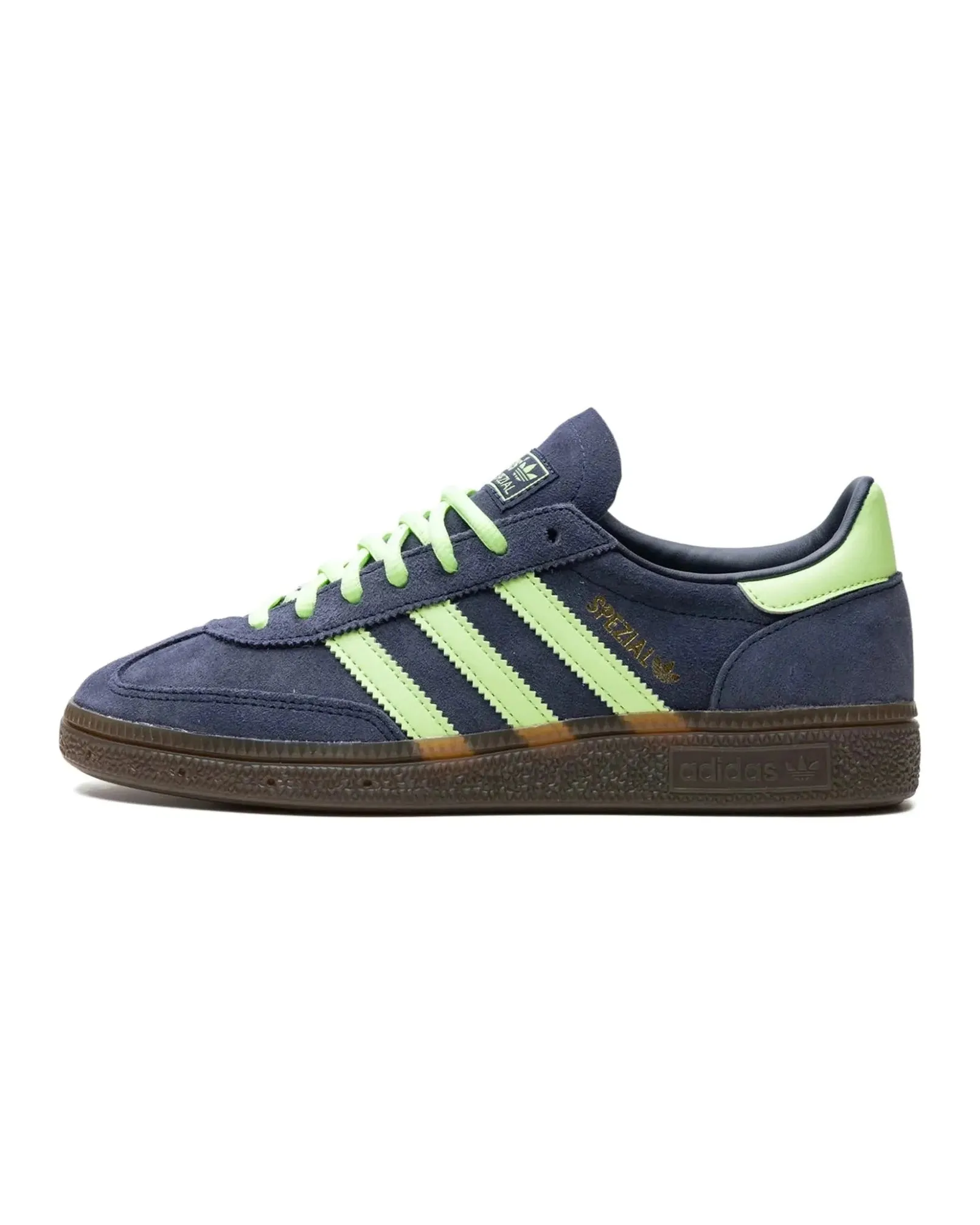 Adidas Handball Spezial Legend Ink Green Spark Logo Bold Fresh Daily