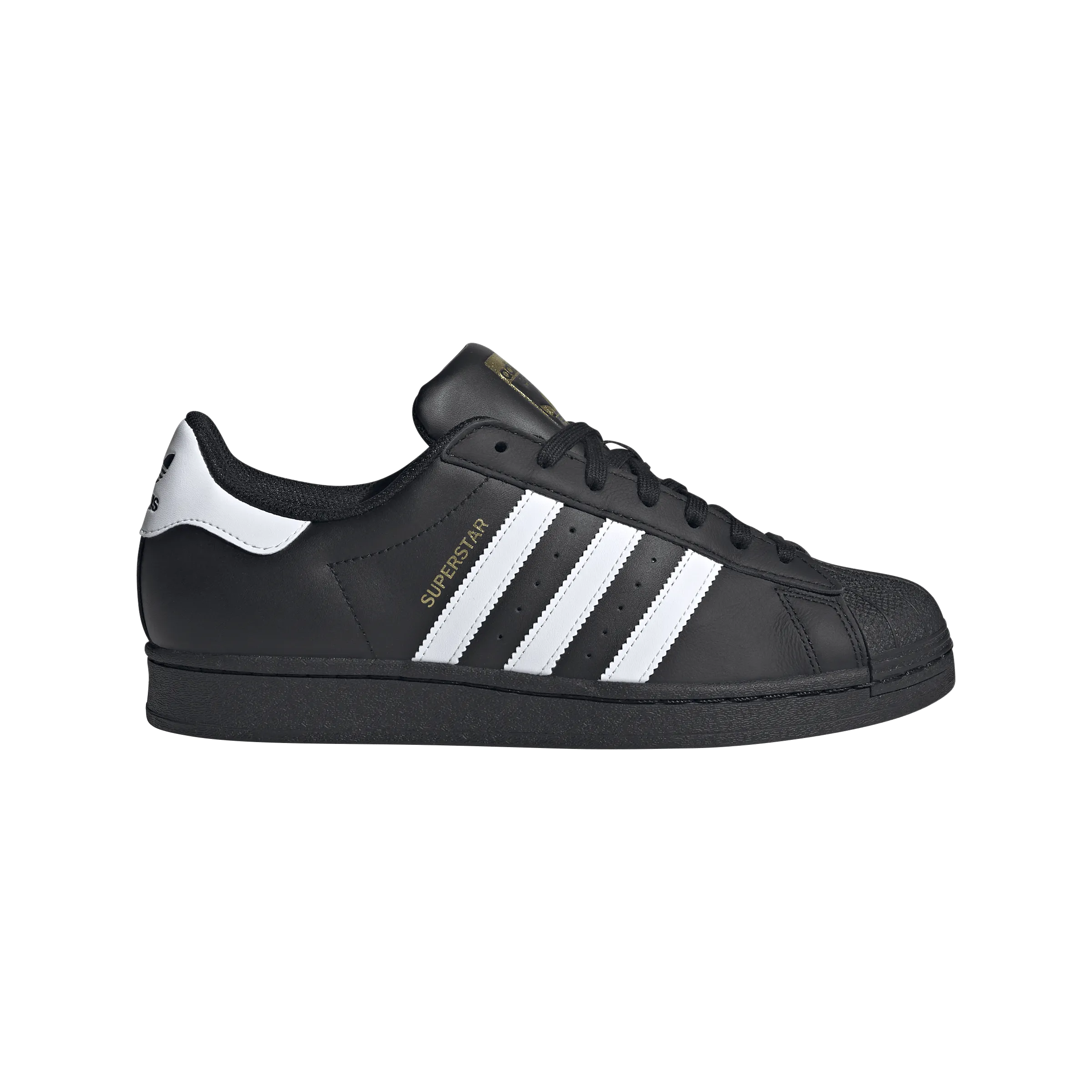 ADIDAS Originals Superstar Men's Sneakers Core Black / Cloud White / Gold Ground-Force