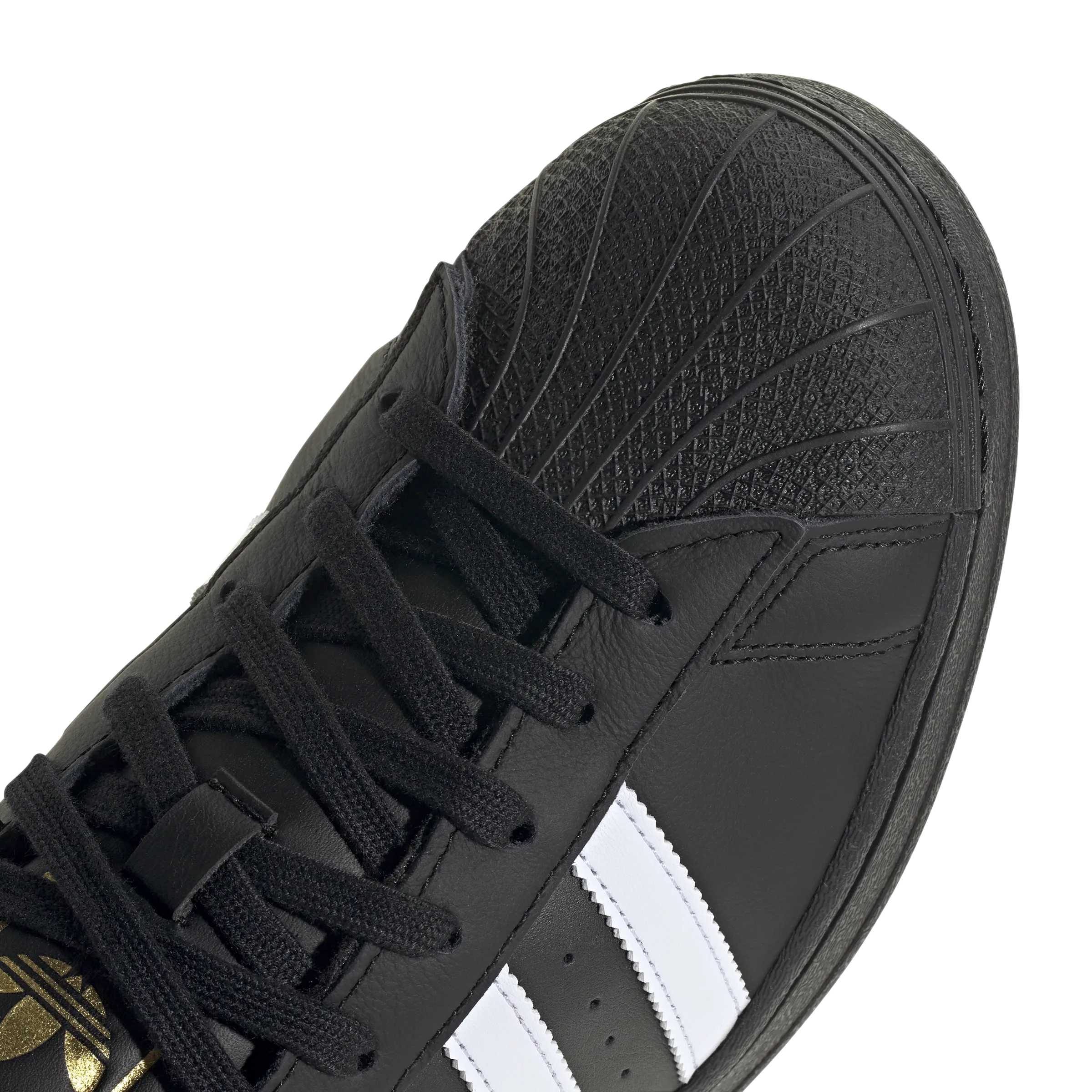 ADIDAS Originals Superstar Men's Sneakers Core Black / Cloud White / Gold Ground-Force