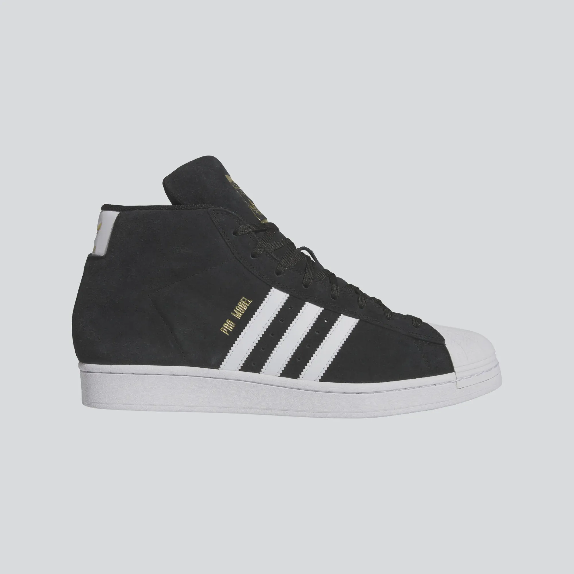 Impact Support Adidas Pro Model ADV High Shoe - Core Black/White