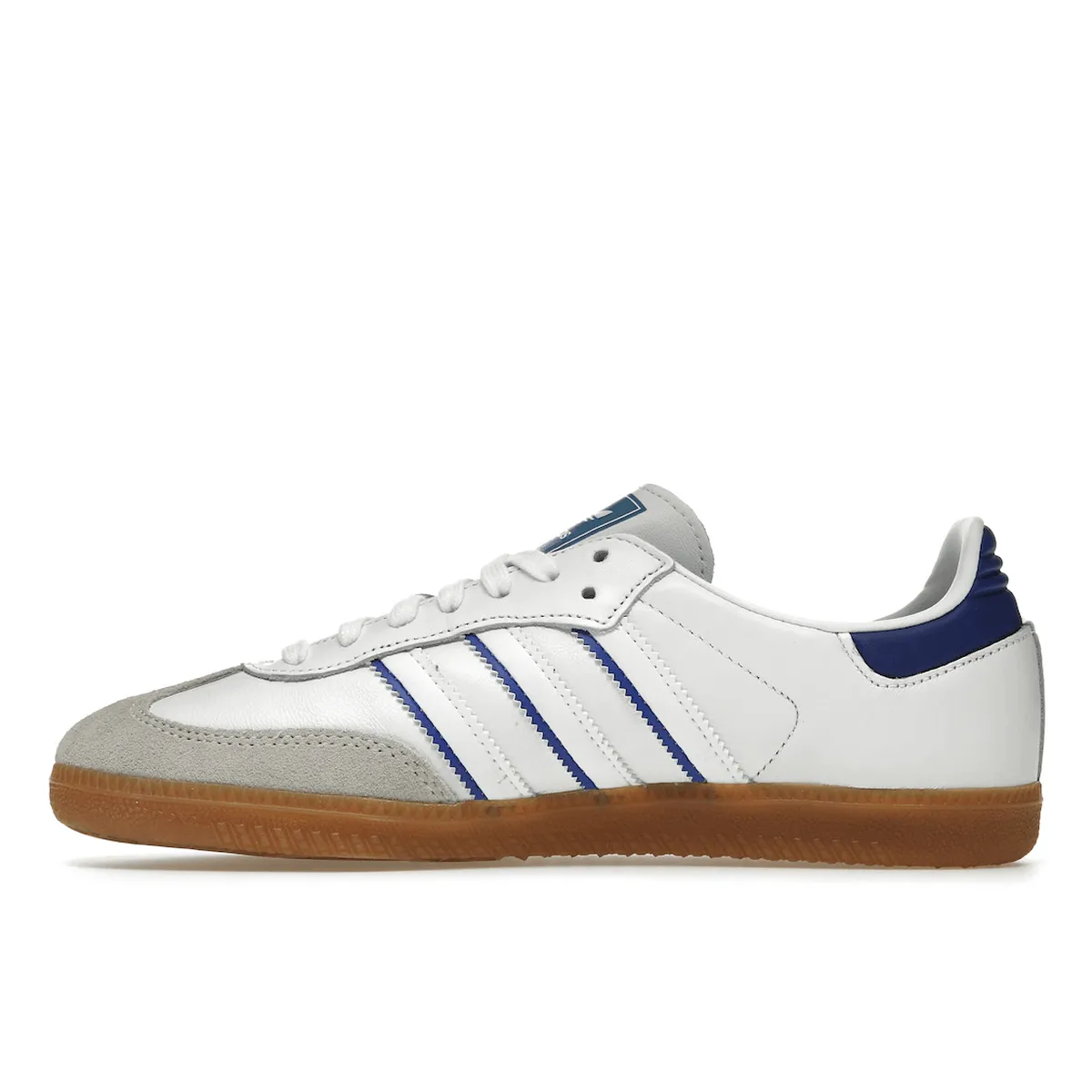 Adidas Samba Leather Cloud White Lucid Blue Street Elite