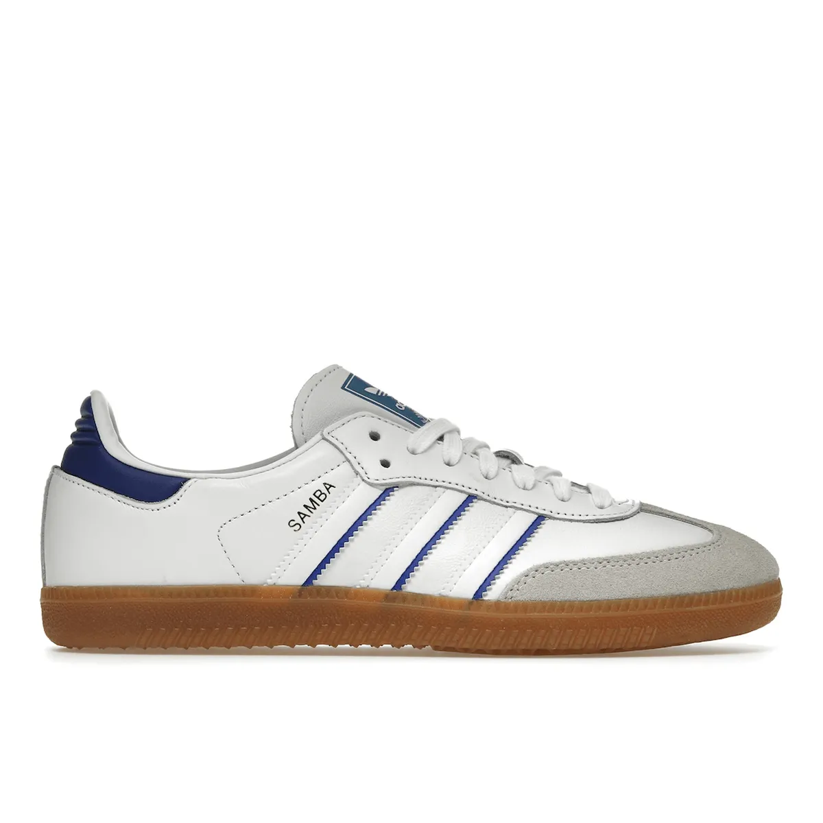 Adidas Samba Leather Cloud White Lucid Blue Street Elite