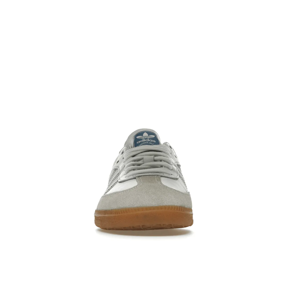 Adidas Samba Leather Cloud White Lucid Blue Street Elite