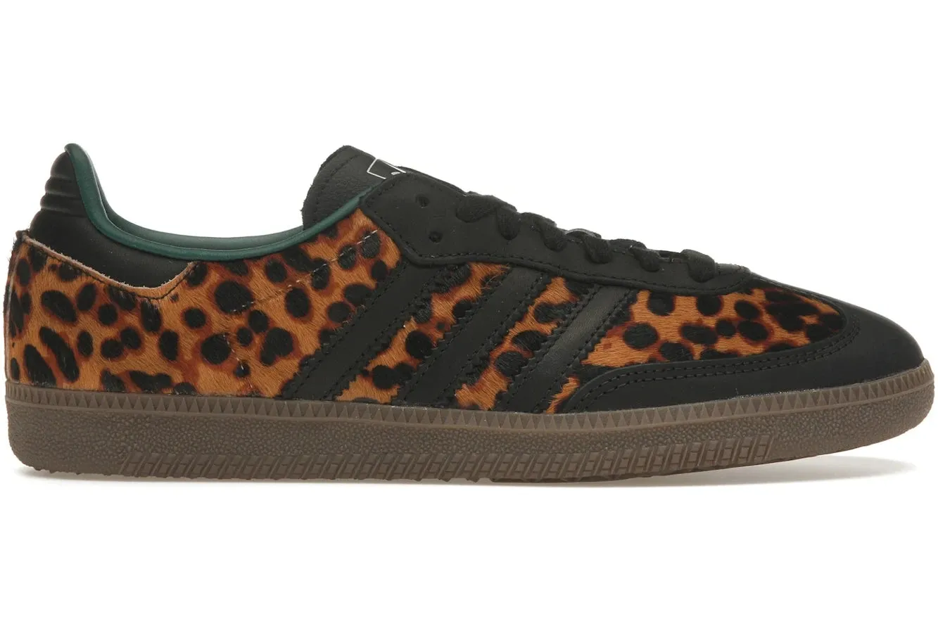 Skate Gear Fit Lifestyle Fit Adidas Samba OG Black Green Leopard