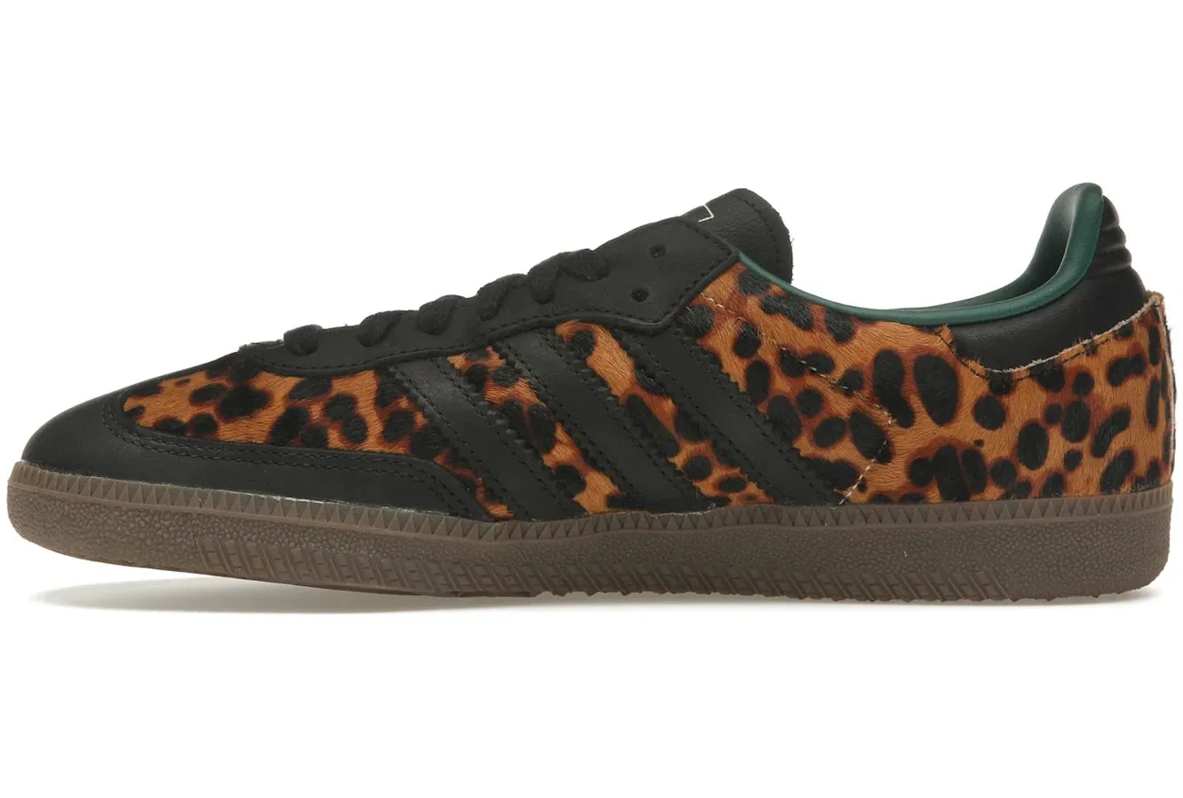 Adidas Samba OG Black Green Leopard Shock Lite Pro
