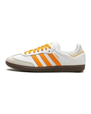 Adidas Samba OG Cloud White Orange Breathable Fit Snow Hike