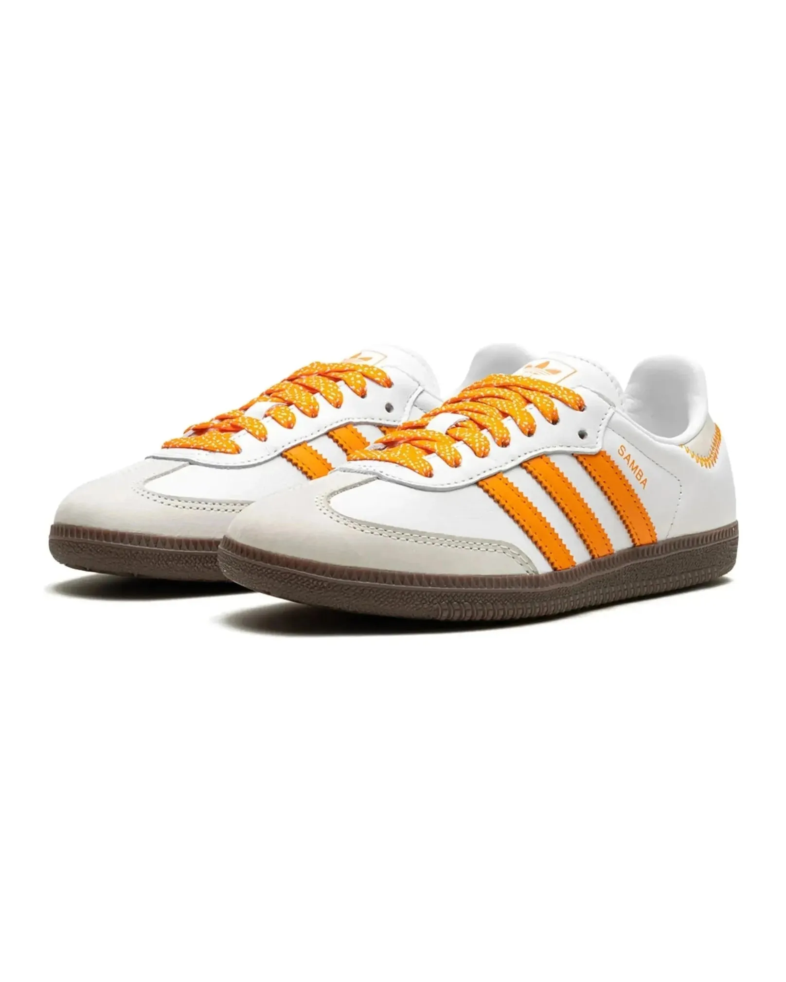 Adidas Samba OG Cloud White Orange Active Step