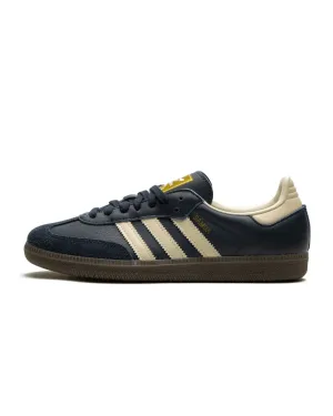 Adidas Samba OG Night Navy Gum Shine Step snow walk