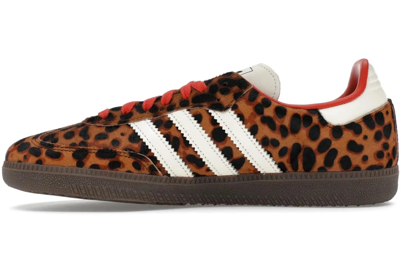 Adidas Samba OG Preloved Red Leopard Grip Rush