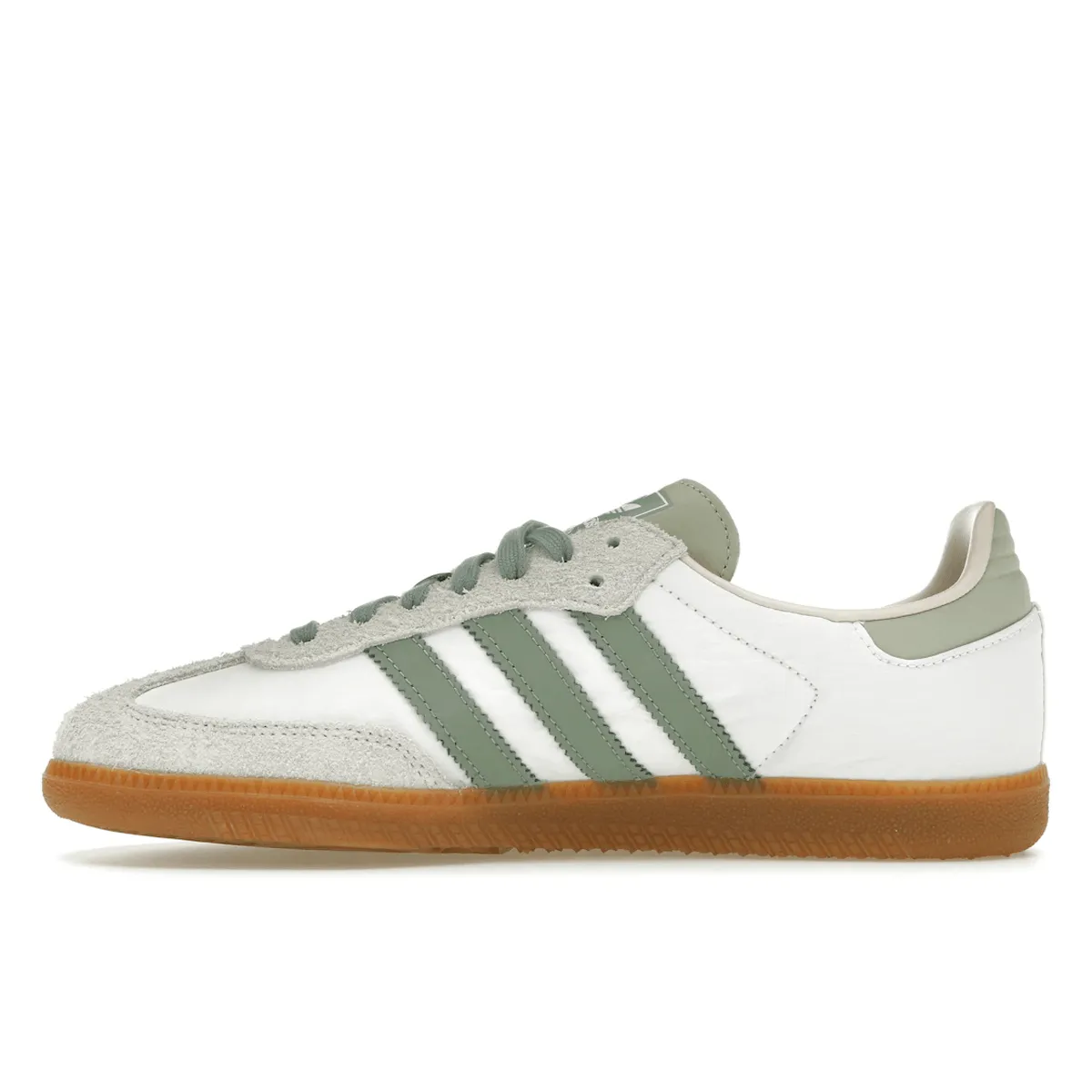 Adidas Samba OG Silver Green Putty Mauve Ankle Support