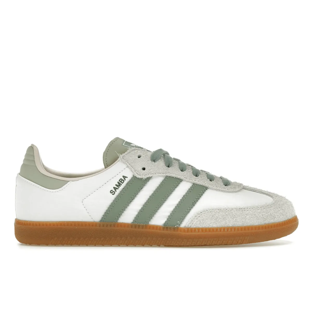 Adidas Samba OG Silver Green Putty Mauve Ankle Support