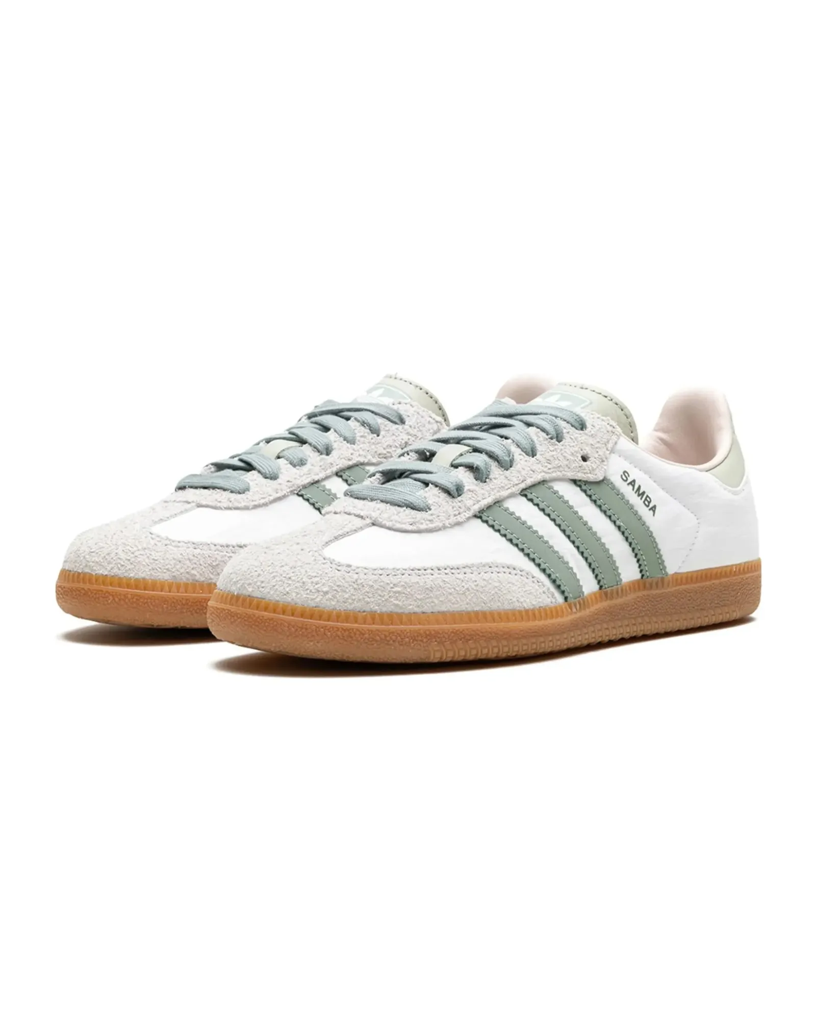 Adidas Samba OG Silver Green Putty Mauve Soft Step Move-Out