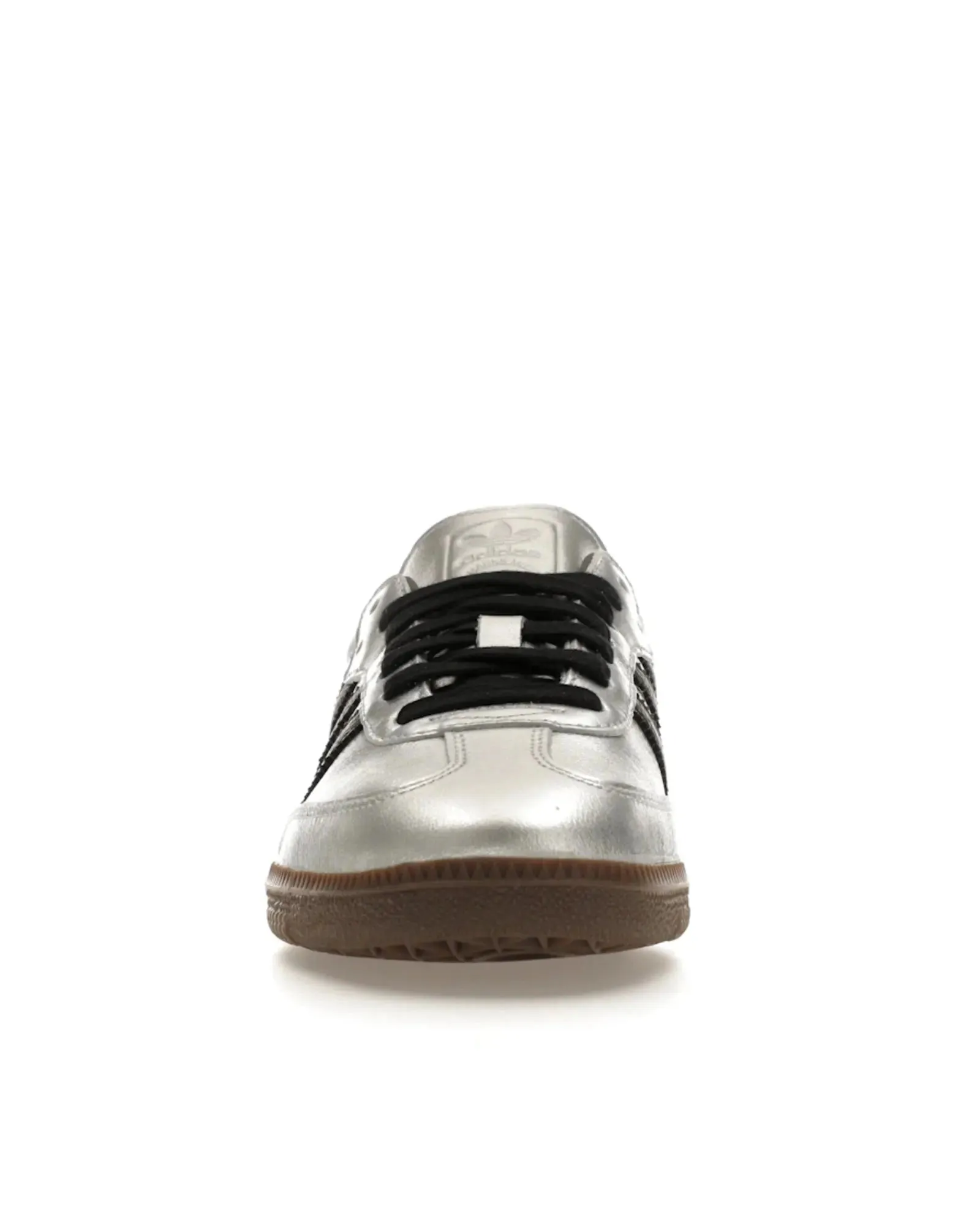 Adidas Samba OG Silver Metallic Black Gum Modern Step Glide Move-Out