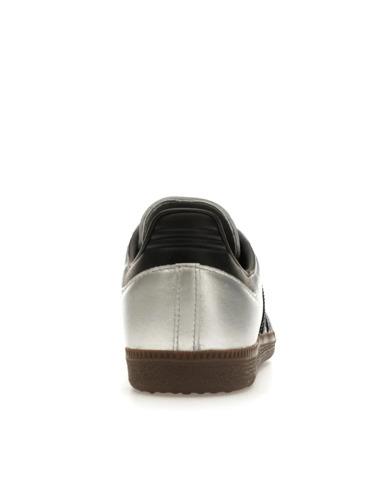 Adidas Samba OG Silver Metallic Black Gum Modern Step Glide Move-Out