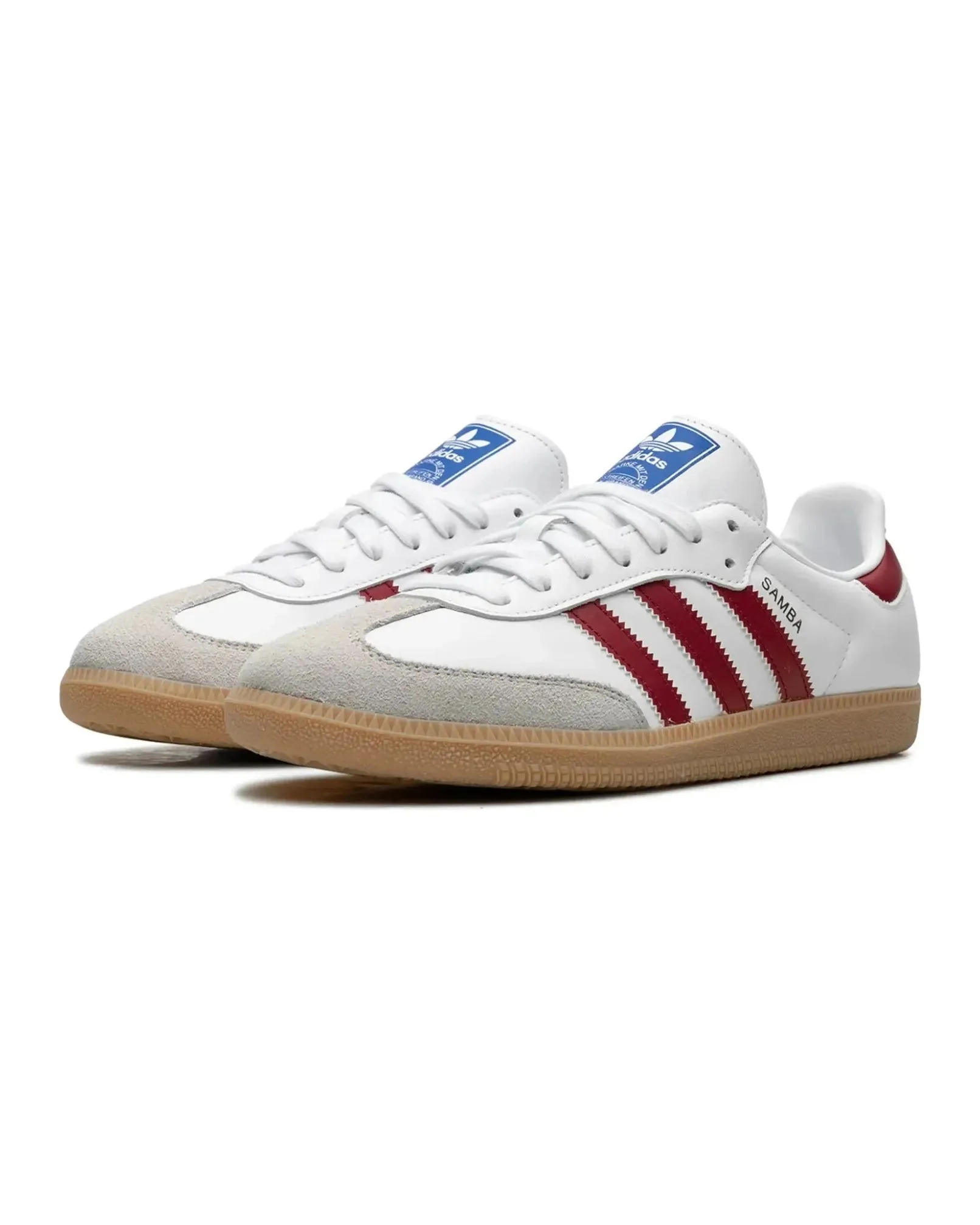 Adidas Samba OG White Burgundy Gum Fresh Breeze