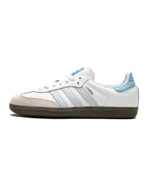 Light Pace Training Light Adidas Samba OG White Halo Blue