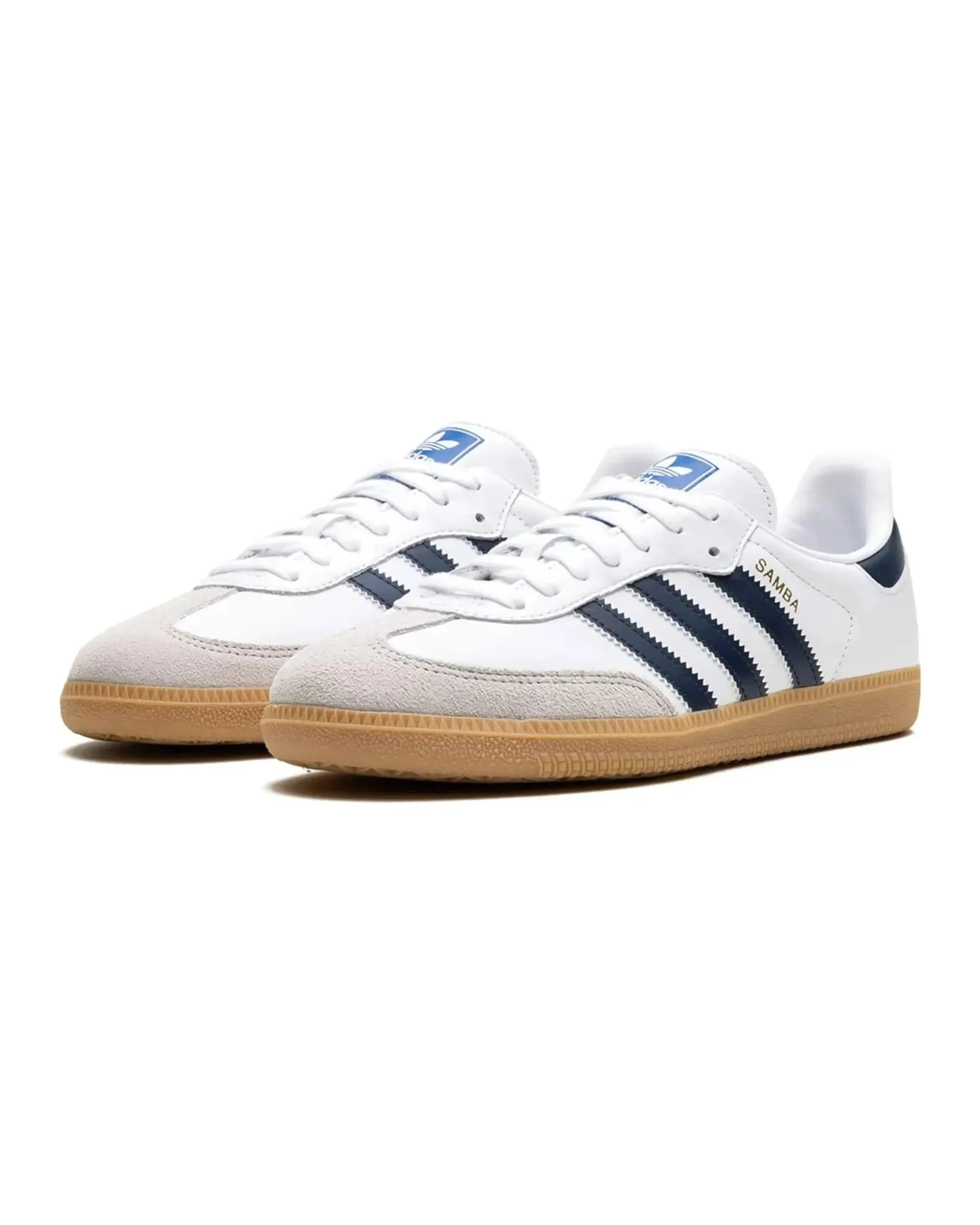 Adidas Samba OG White Night Indigo Gum Lightweight Midsole