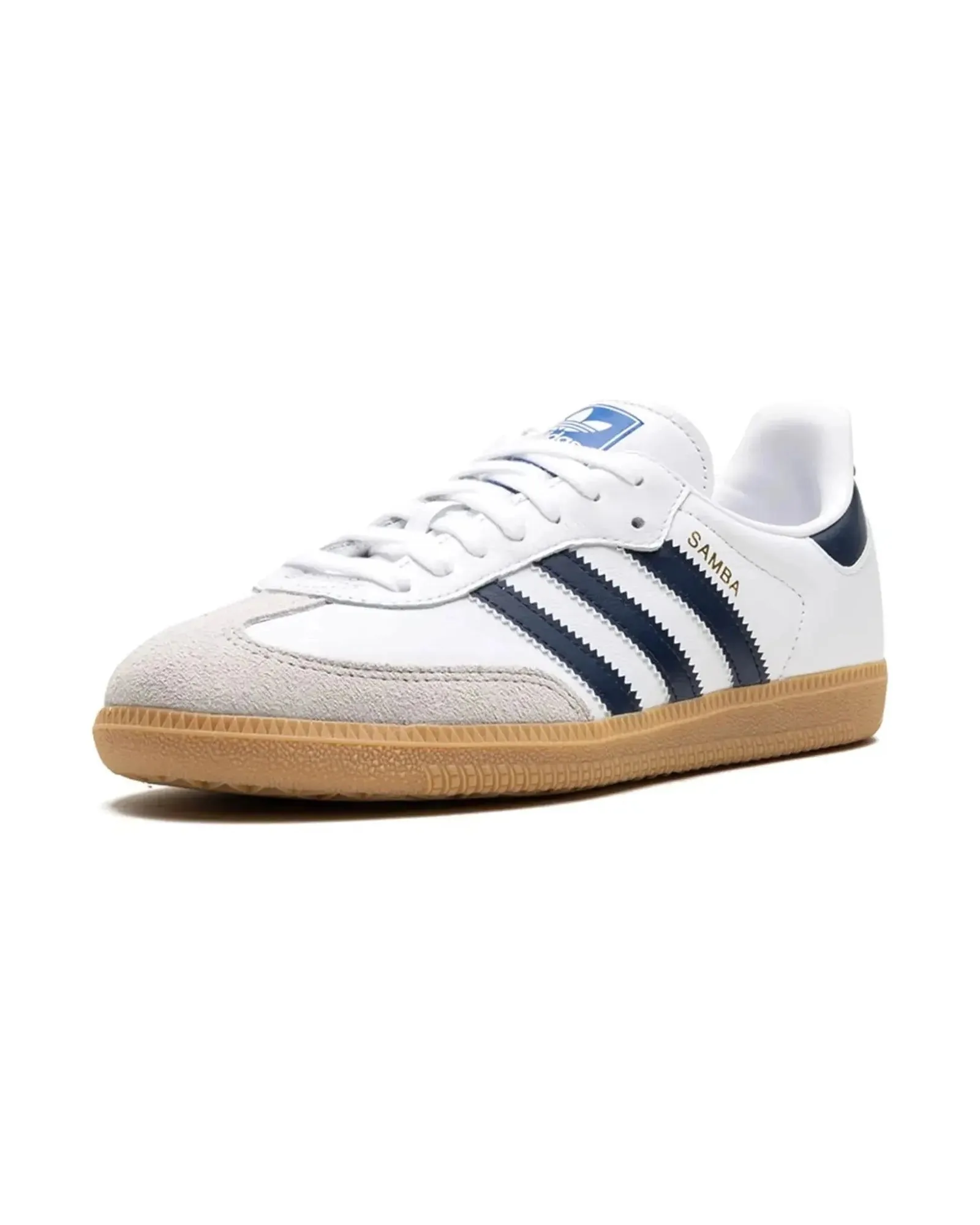 Adidas Samba OG White Night Indigo Gum Lightweight Midsole