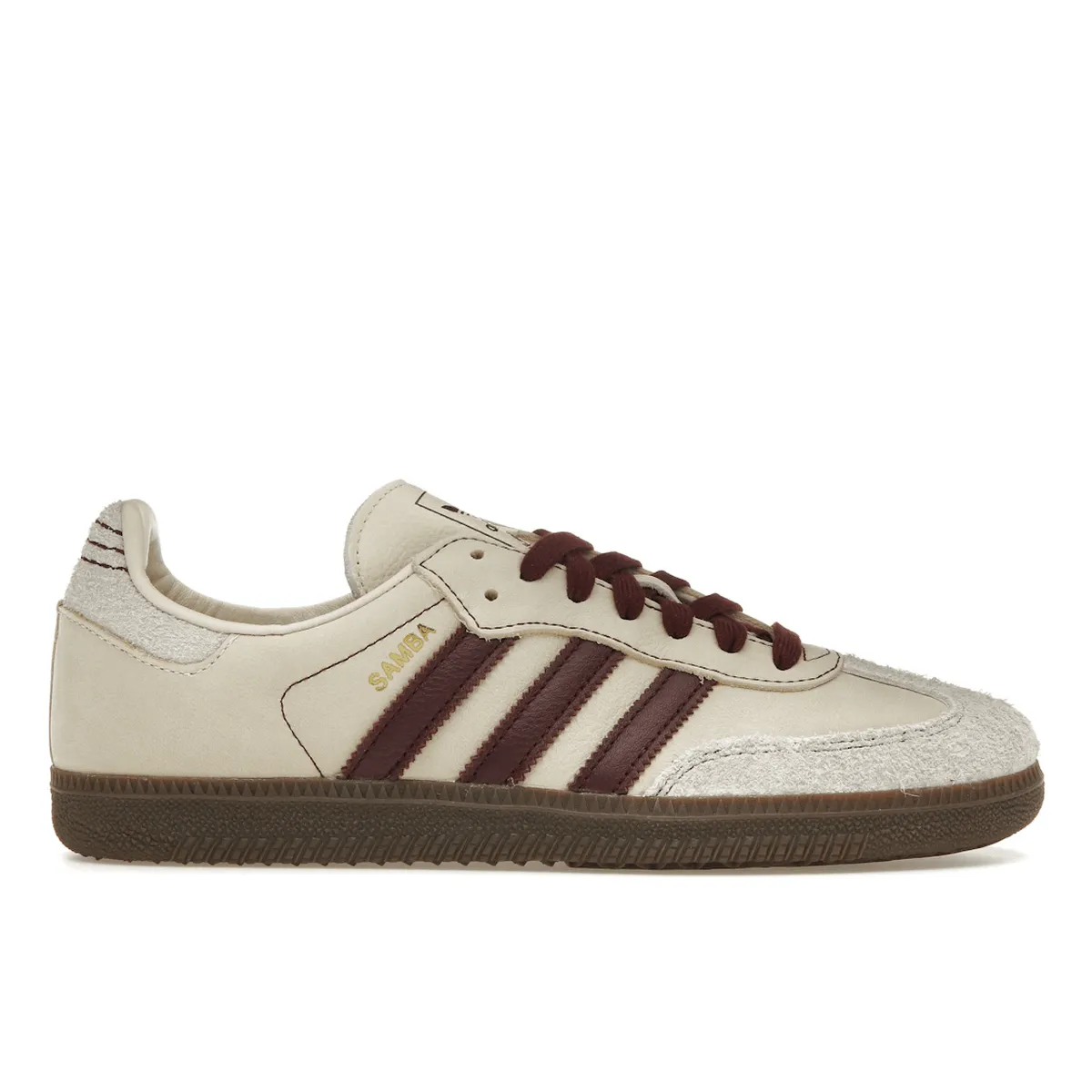 Classic Ride Street Friendly Adidas Samba OG Wonder White Maroon