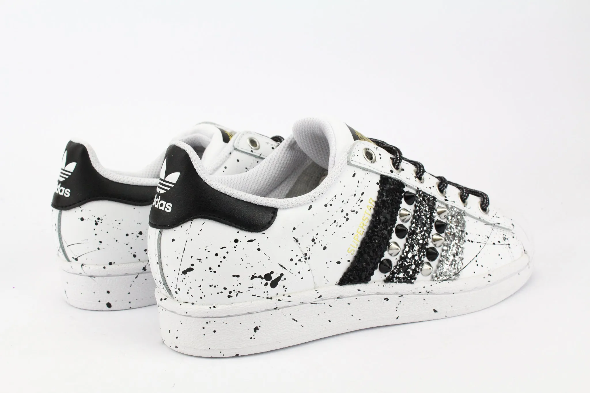 Adidas Superstar Glitter Borchie & Vernice Outdoor Ready