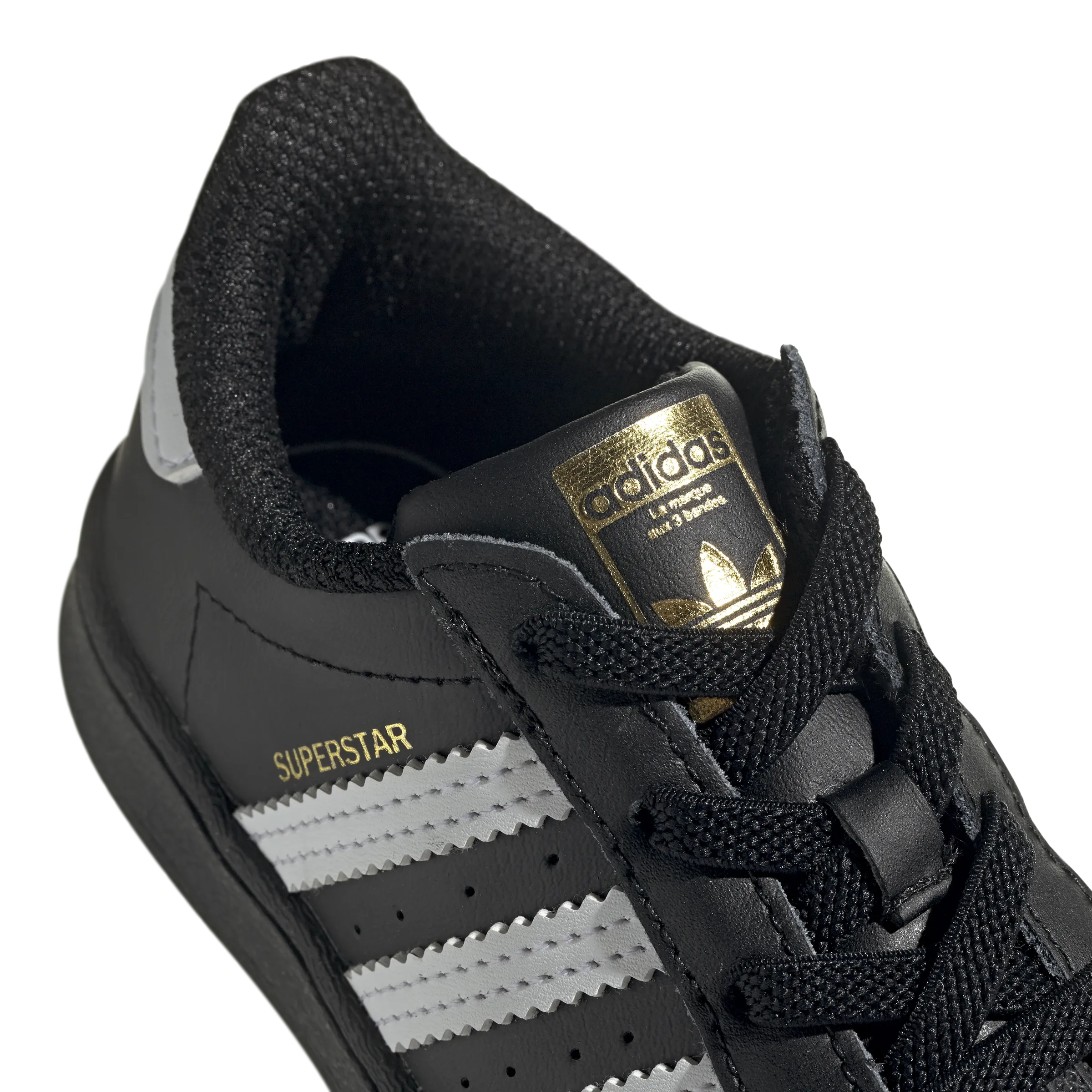 ADIDAS Superstar I Toddlers Sneakers Core Black-Cloud White Patchwork