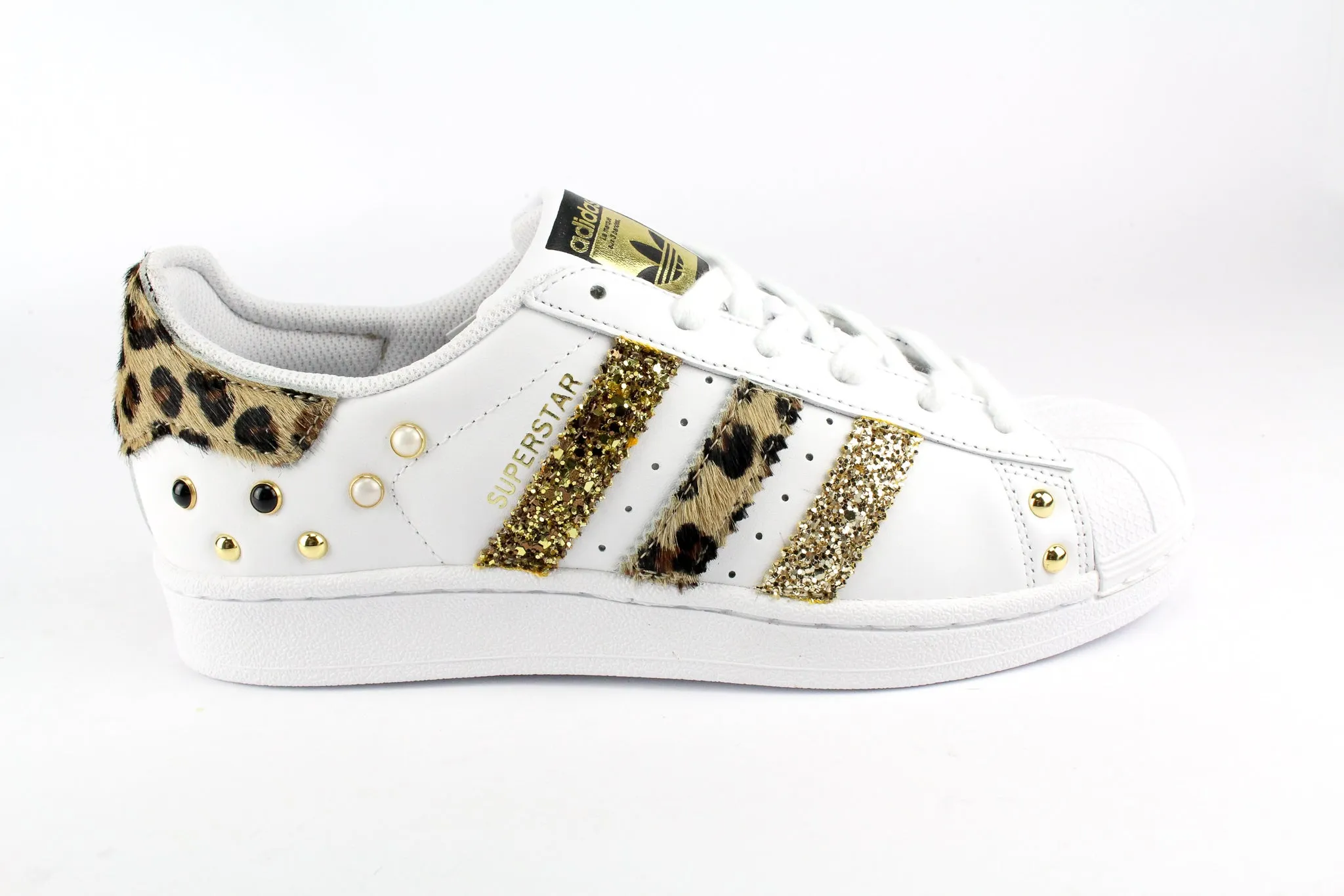 Adidas Superstar Maculate Glitter & Borchie Soft Glide