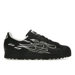 Adidas Superstar Ripple No Sleep Rave Club Core Black Soft Grip Trendy Look