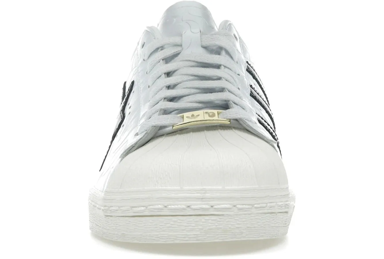 Adidas Superstar Vintage Bape White Black Quick Prime