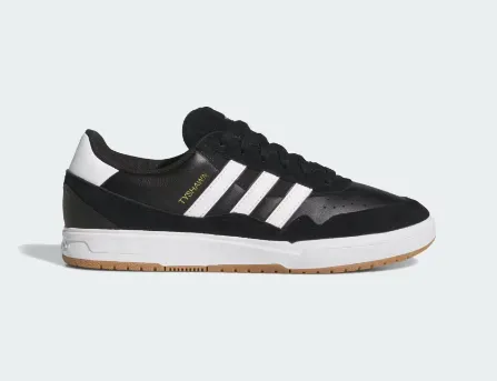 Adidas Tyshawn II Shoe - Core Black/White/Gum Flex Fit Panels