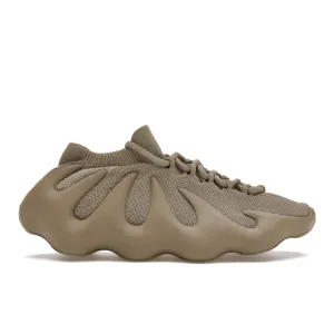 running in a bascule bridge area shoes left - foot Adidas Yeezy 450 Stone Flax
